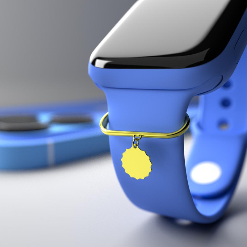 آویز ساعت طلا 18 عیار زنانه مدوپد مدل ستاره کد SK1-1225