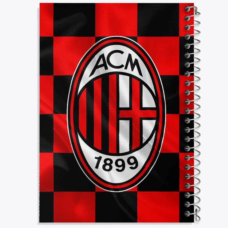 دفتر لیست خرید 50 برگ خندالو طرح باشگاه آث میلان A.C. Milan کد 2029