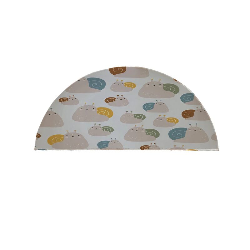 پادری مدل نیم دایره طرح حلزون کد 9396 سایز 90×45 سانتی متر