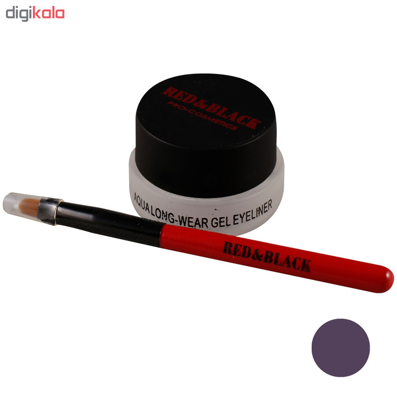 خط چشم ژلی رد اند بلک مدل Aqua شماره 03