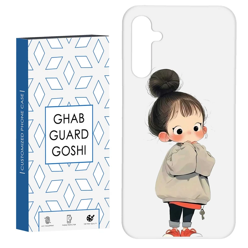 کاور قاب گارد گوشی طرح دختر ملوس کد Dimo-956 مناسب برای گوشی موبایل سامسونگ Galaxy A14