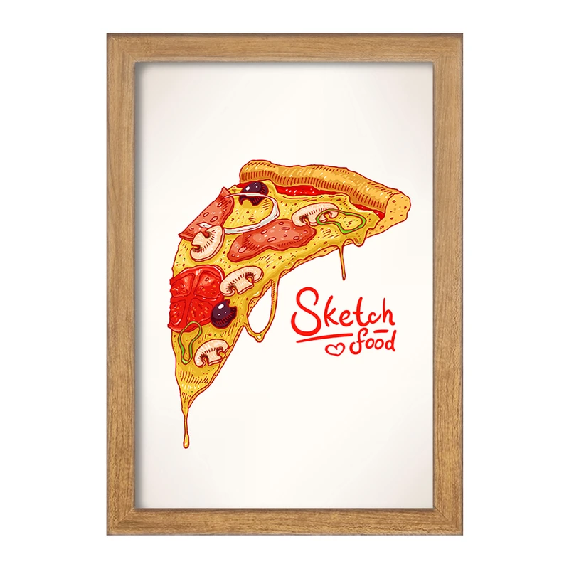 تابلو خندالو مدل فست فود (Fast Food) کد 36562