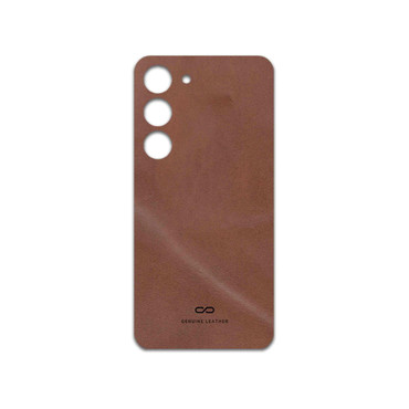 برچسب پوششی ماهوت مدل Matte-Natural-Leather مناسب برای گوشی موبایل سامسونگ Galaxy S23