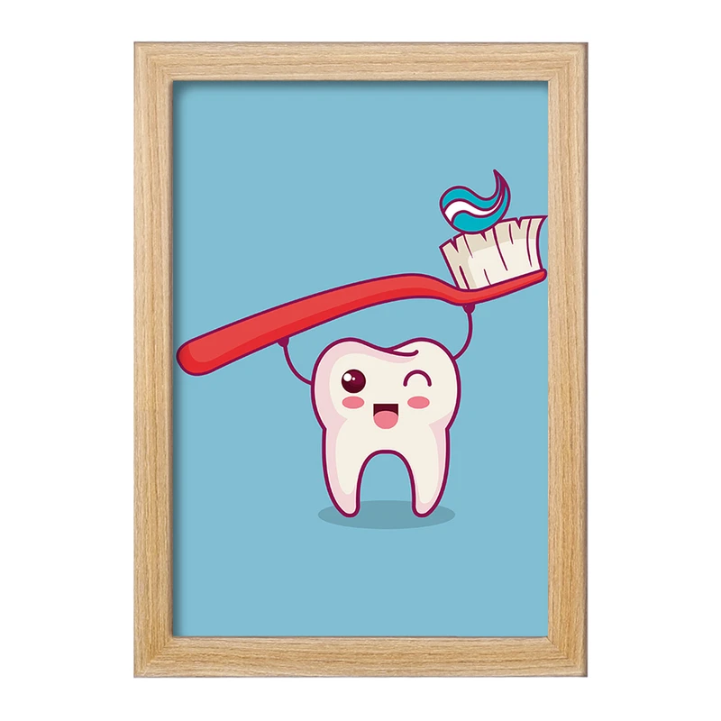 تابلو خندالو مدل دندان و دندان پزشکی کودکانه کد 36761