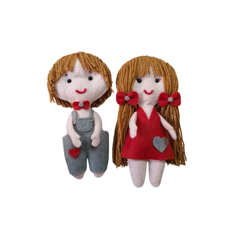 عروسک مدل عشق ارتفاع 15 سانتی متر مجموعه دو عددی