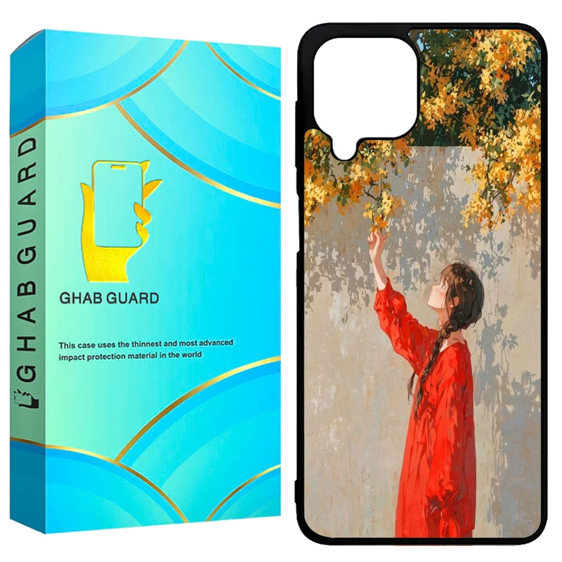 کاور قاب گارد طرح دختر مدل GCHPA224 مناسب برای گوشی موبایل سامسونگ Galaxy A22 4G / M22 4G / M32 4G