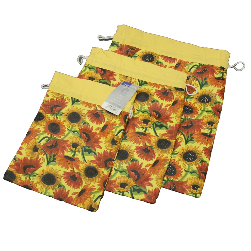 کیسه سبزی رزین تاژ مدل آفتابگردان بسته 3 عددی