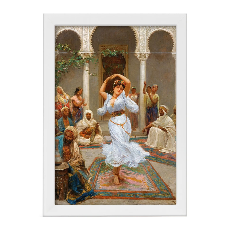 تابلو خندالو مدل نقاشی رقص اثر فابیو فابی کد F12382