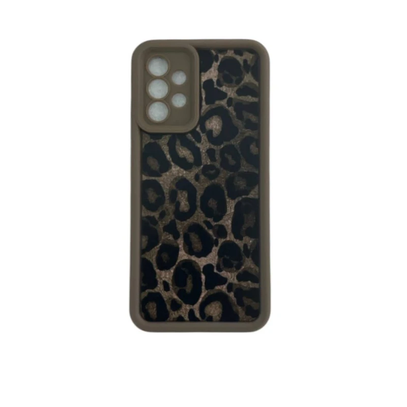 کاور مدل سیلیکونی طرح پلنگی کد P021 مناسب برای گوشی موبایل  سامسونگ Galaxy A32 4G