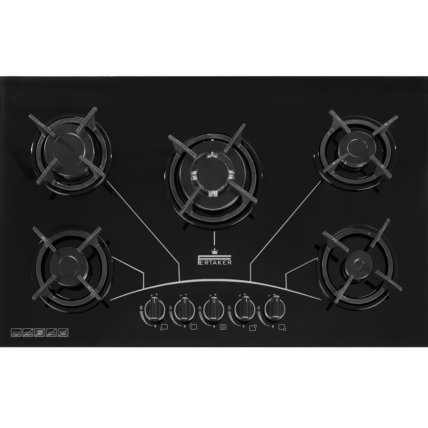  اجاق گاز صفحه ای فرتاکر مدل T-FER-515
