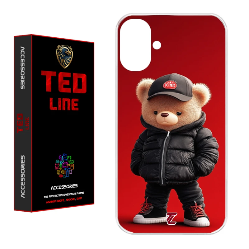 کاور تد لاین طرح تدی کد 1113 مناسب برای گوشی موبایل اپل Iphone 16  