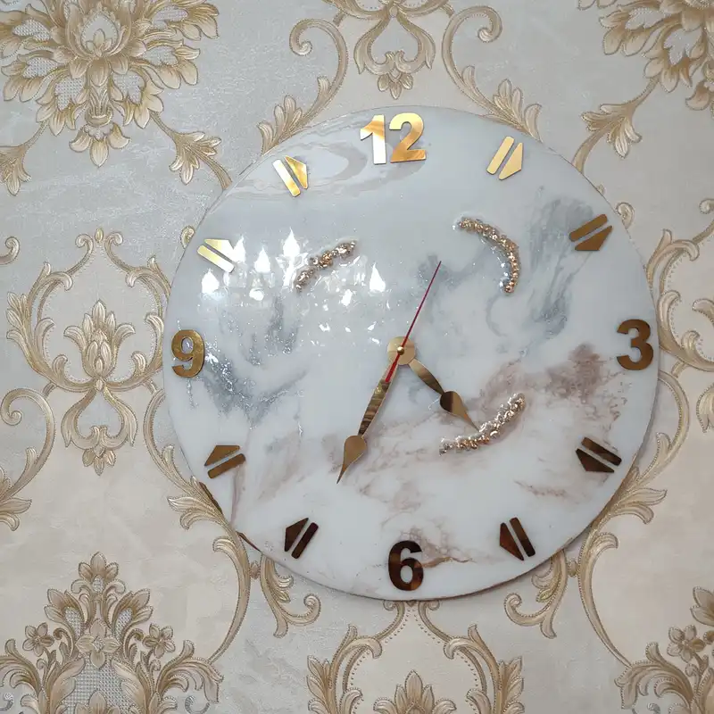 ساعت دیواری رزینی کد 03