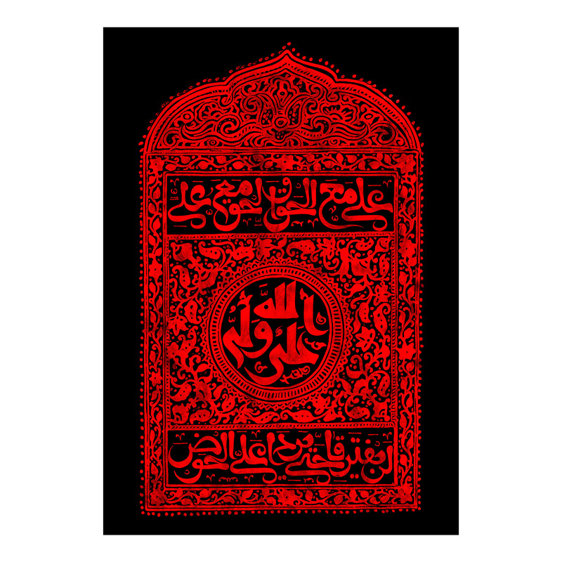 پرچم مدل شهادت امیر المومنین کد 22.70100