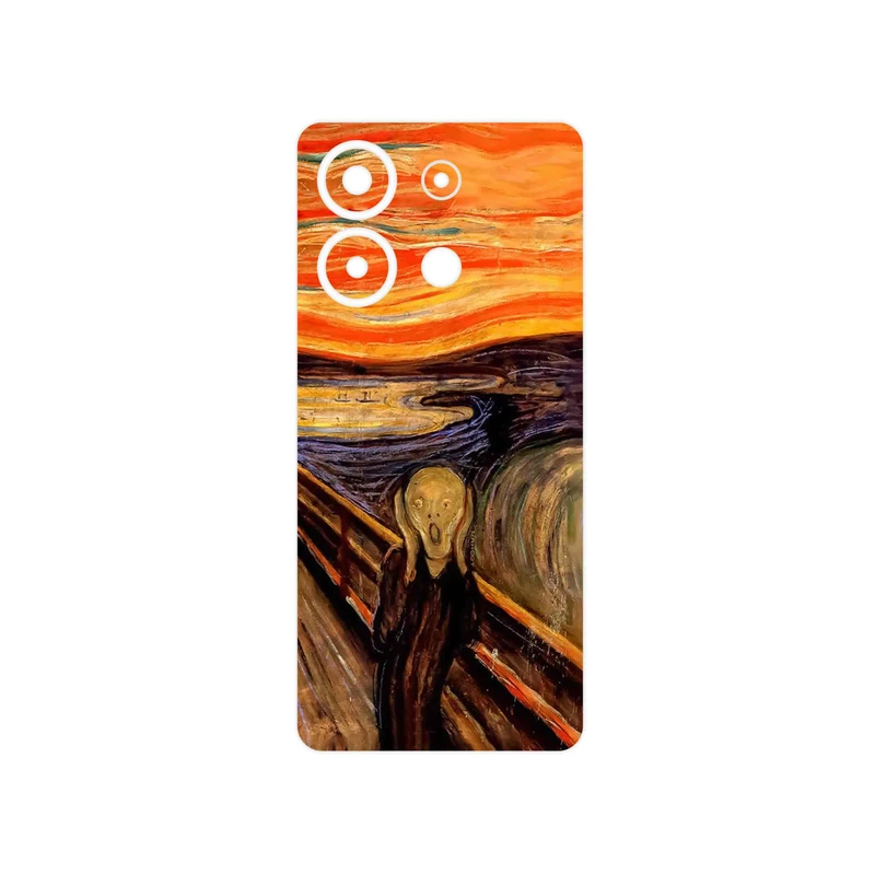 برچسب پوششی ماهوت مدل The Scream of Munch مناسب برای گوشی موبایل شیائومی Redmi Note 13 4G