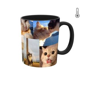 ماگ حرارتی طرح گربه Cat 