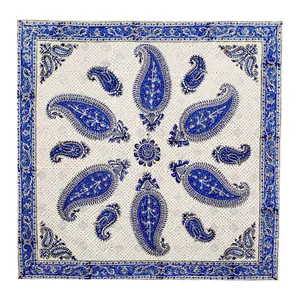 رومیزی قلمکار ماندگار مدل دریا
