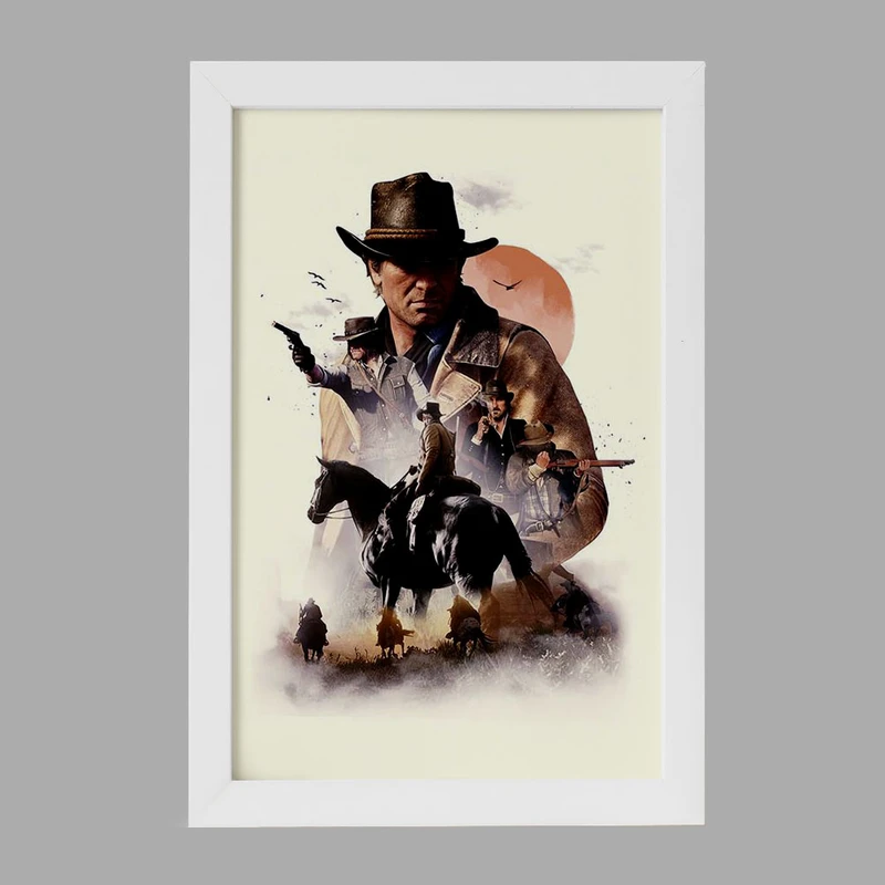 تابلو خندالو مدل بازی رد دد Red Dead کد 30128
