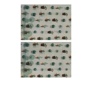 دستمال آشپزخانه طرح کاکتوس کد 01  بسته دو عددی