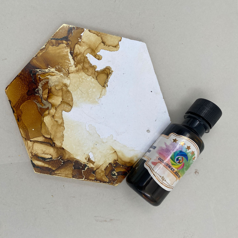 رنگ جوهری رزین اپوکسی کالروی رزین کد 1 حجم 20 میلی لیتر بسته 16 عددی