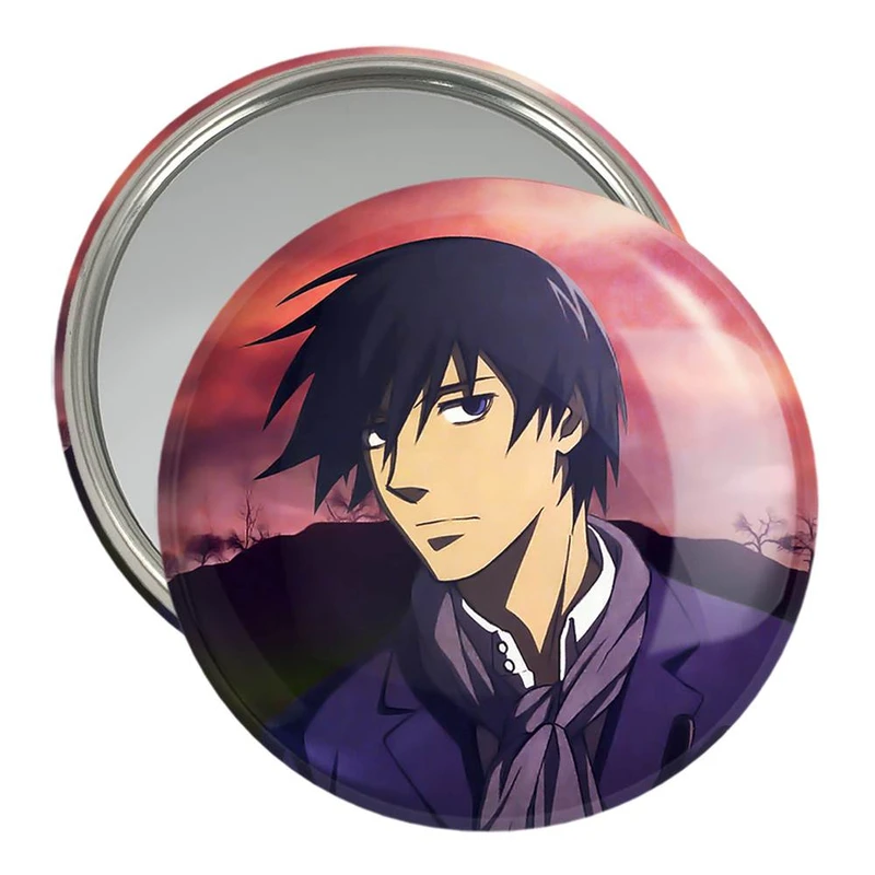 آینه جیبی خندالو مدل هی انیمه تاریک تر از سیاهی Darker Than Black  کد 22555