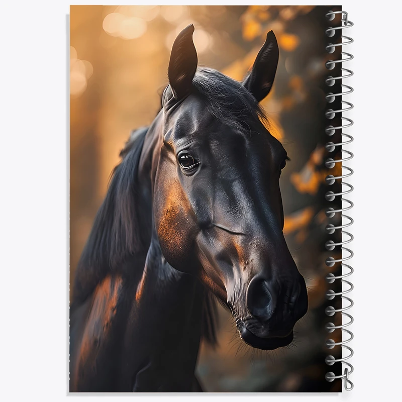 دفتر ژورنال نویسی 50 برگ خندالو مدل نقطه ای طرح اسب کد N4612