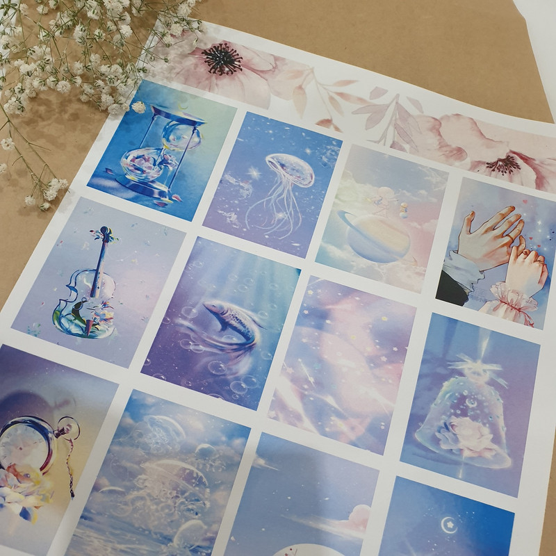 برچسب مدل وینتج رویایی طرح دخترانه ملیح کد 02