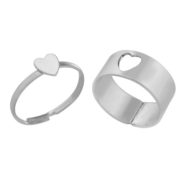 انگشتر زنانه مدل قلب کد 545412 مجوعه دو عددی انگشتر زنانه مدل قلب کد 545412 مجوعه دو عددی