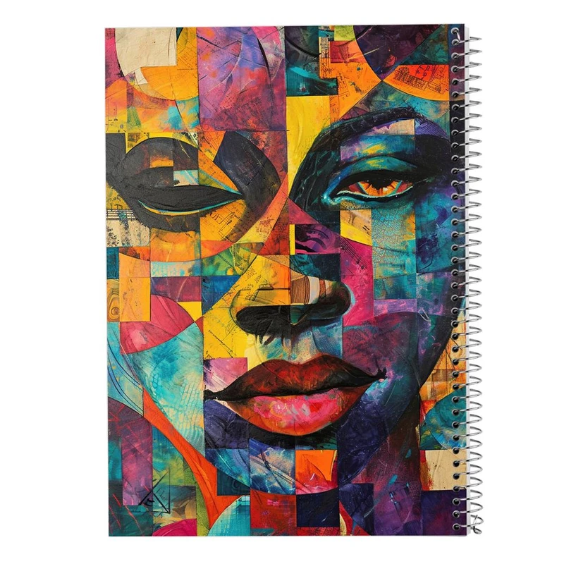 دفتر شطرنجی 50 برگ مدوپد طرح اشکال فانتزی کد DF16102