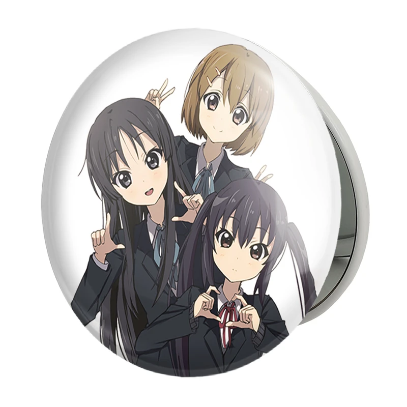 آینه جیبی خندالو طرح میو، یویی و آزوسا انیمه كي اون مدل تاشو کد 34142