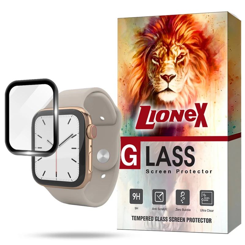 محافظ صفحه نمایش لایونکس مدل PMML20 مناسب برای اپل واچ  Watch Series 4 / Series 5 / Series 6 44 mm