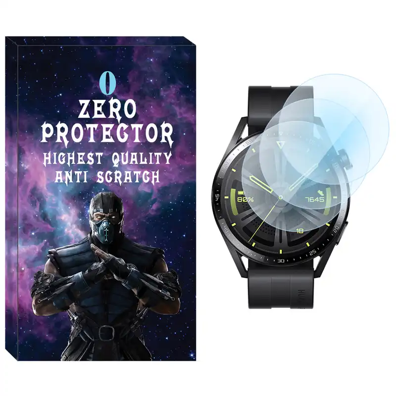 محافظ صفحه نمایش نانو زیرو مدل NZO مناسب برای ساعت هوشمند هوآوی Watch GT 3 46mm بسته سه عددی