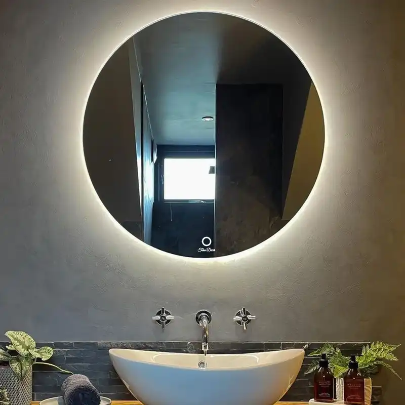 آینه سرویس بهداشتی تارا دکور مدل لمسی قطر 50 کد tc50