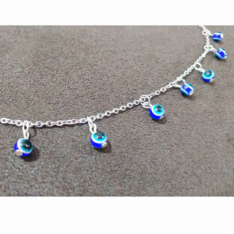 پابند زنانه طرح چشم نظر کد 02