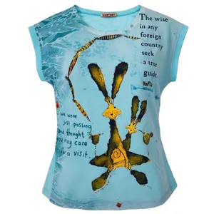 تی‌شرت آستین کوتاه راحتی زنانه مدل خرگوش