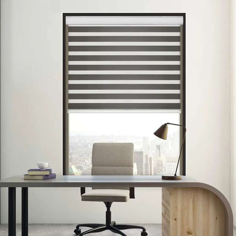 پرده زبرا زیو مدل اداری سایز 120x180 سانتی متر