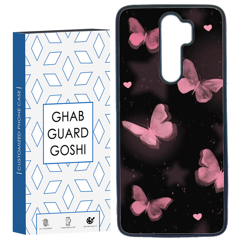 کاور قاب گارد گوشی طرح پروانه کد TPU-182 مناسب برای گوشی موبایل شیائومی Redmi Note 8 PRO