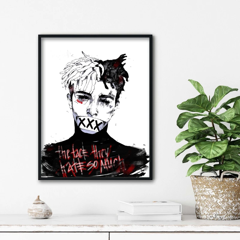 تابلو آتریسا طرح تنتاسیون xxxtentasion مدل ATt0152