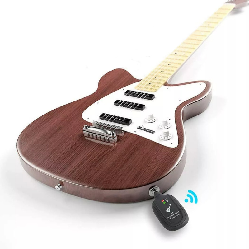 فرستنده و گیرنده گیتار مدل A8 UHF 730 بسته دو عددی