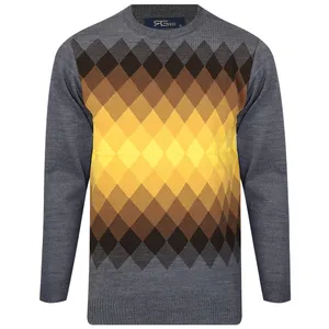 پلیور مردانه مدل مقرنس کد 2002 Da-Pma-T 