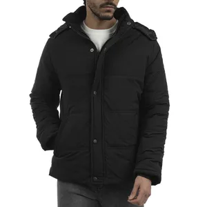 کاپشن مردانه جوتی جینز مدل کلاهدار کد 122148