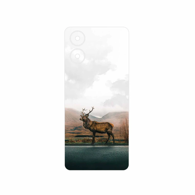 برچسب پوششی ماهوت مدل Horned_Deer مناسب برای گوشی موبایل موتورولا Moto G04