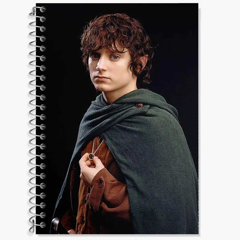 دفتر زبان 50 برگ خندالو مدل دو خط طرح ارباب حلقه ها Lord of the Rings کد 4555