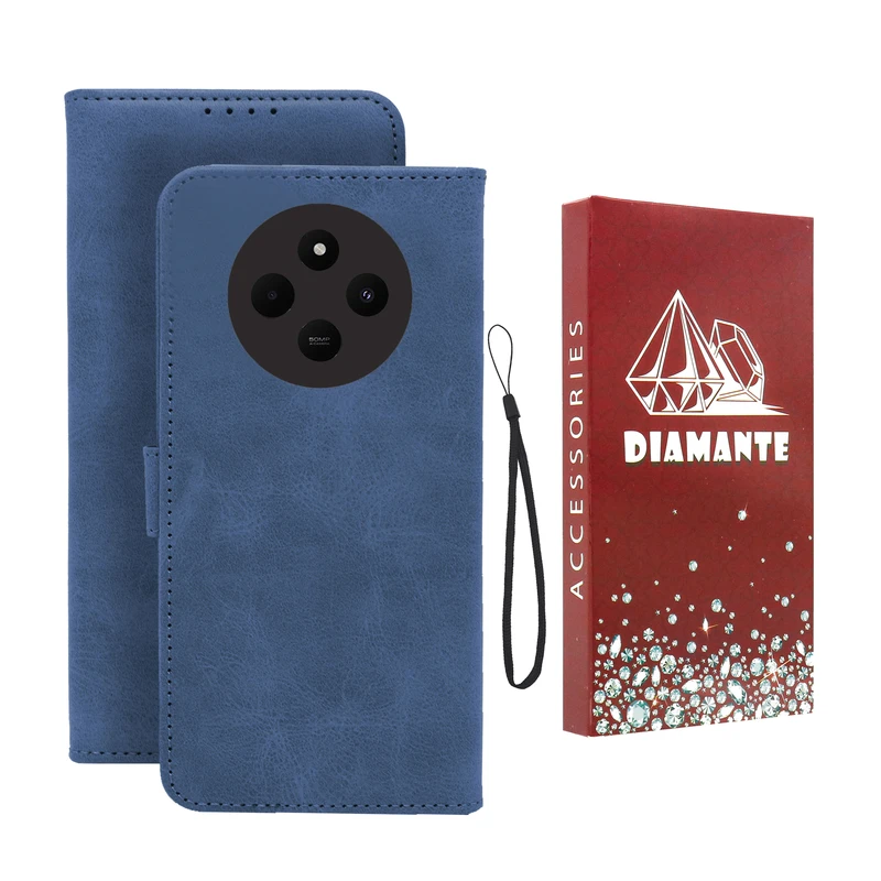 کیف کلاسوری دیامانته مدل Band Ros مناسب برای گوشی موبایل شیائومی Redmi 14C به همراه بندآویز