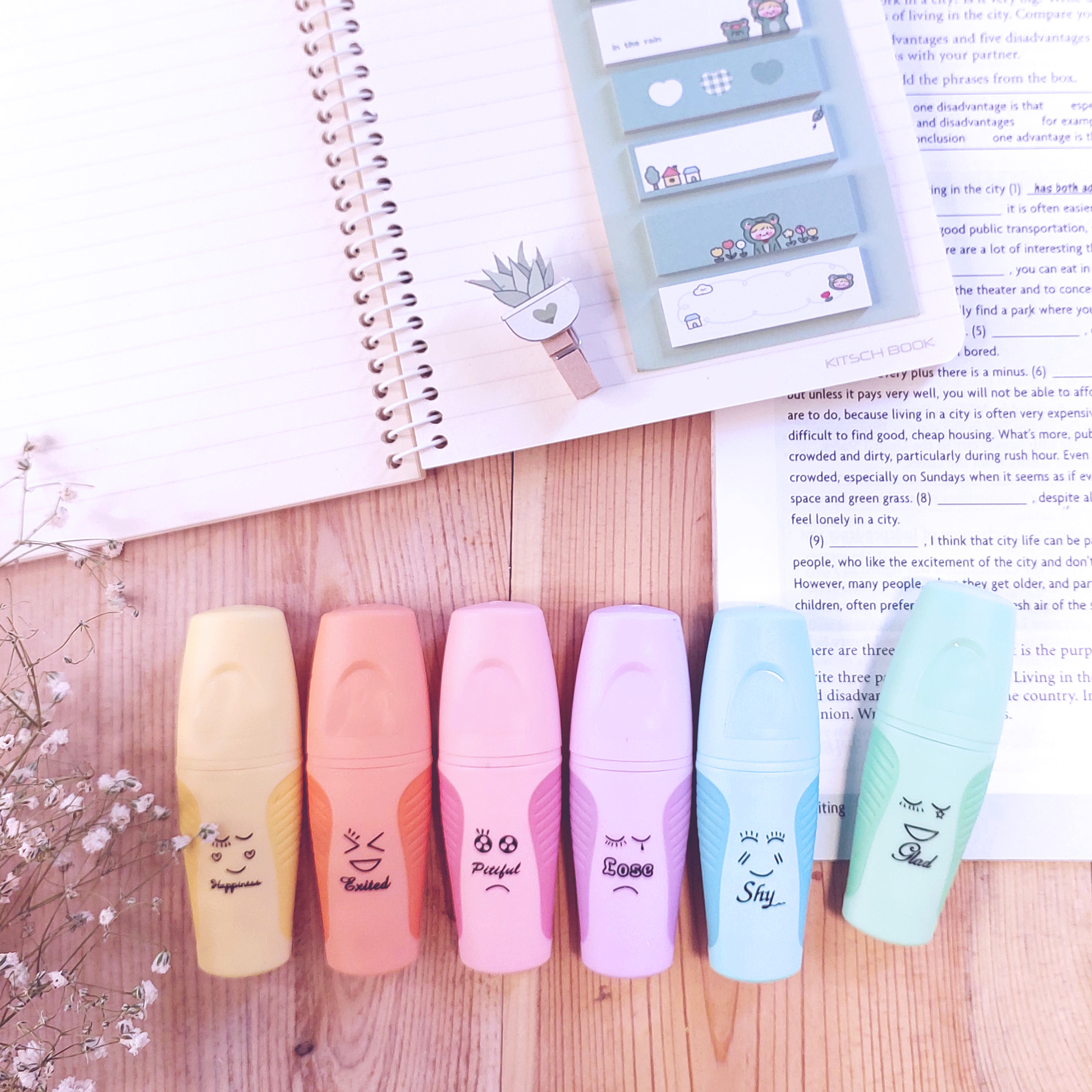 ماژیک علامت گذار اسکول فنس مدل Mini Pastel بسته 6 عددی