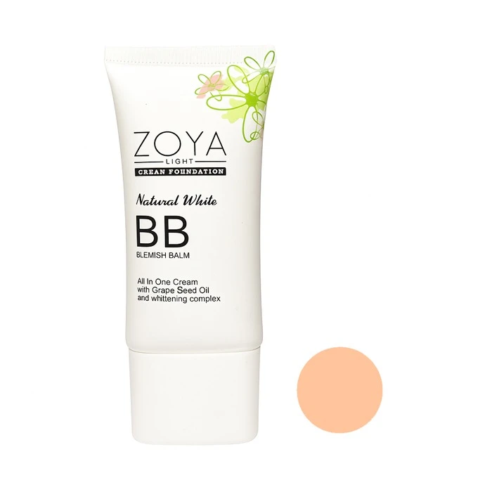 کرم پودر BB مایع زویا مدل ZBB شماره 1 مناسب برای پوست های چرب حجم 30 میلی لیتر