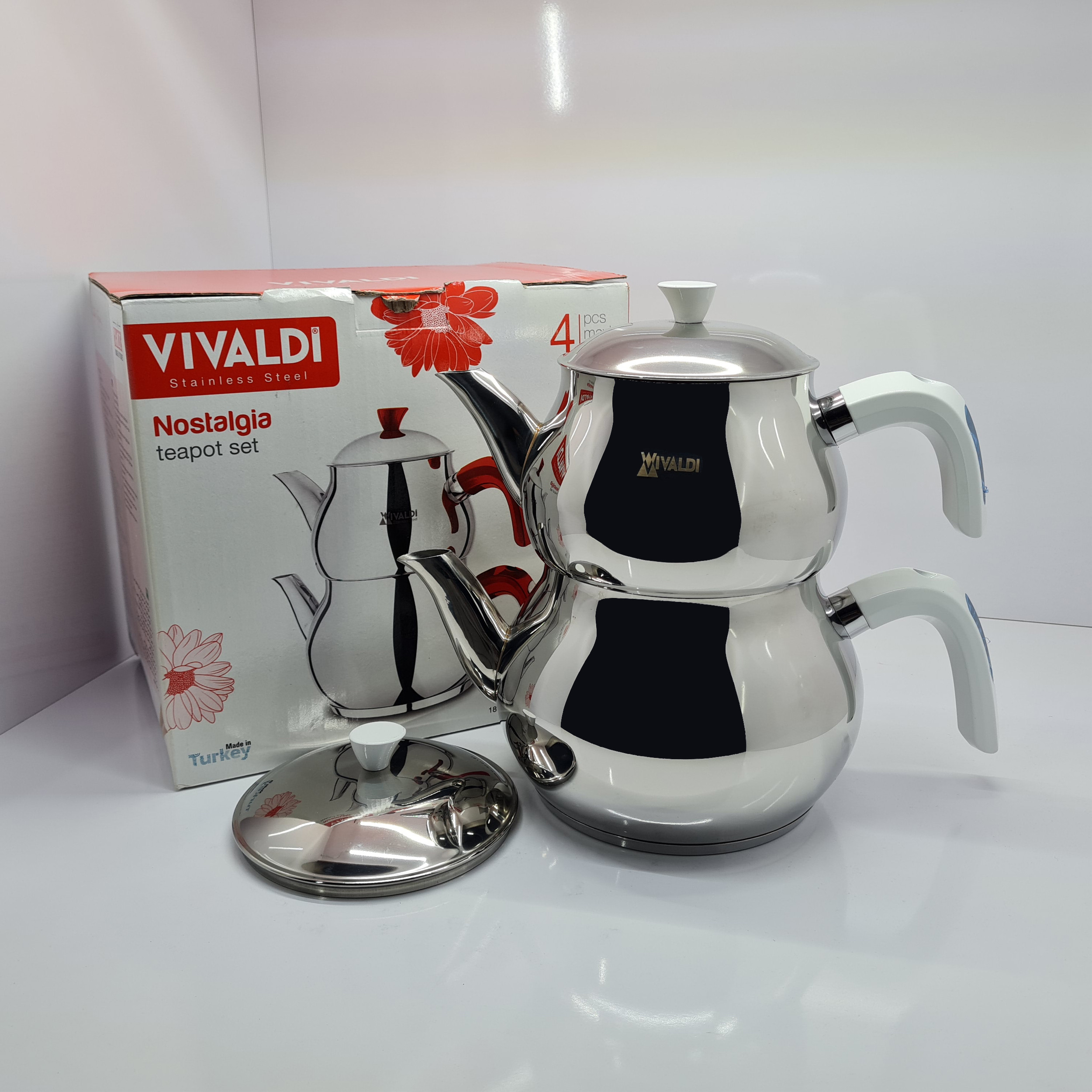 ست کتری و قوری ویوالدی مدل Nostalgy