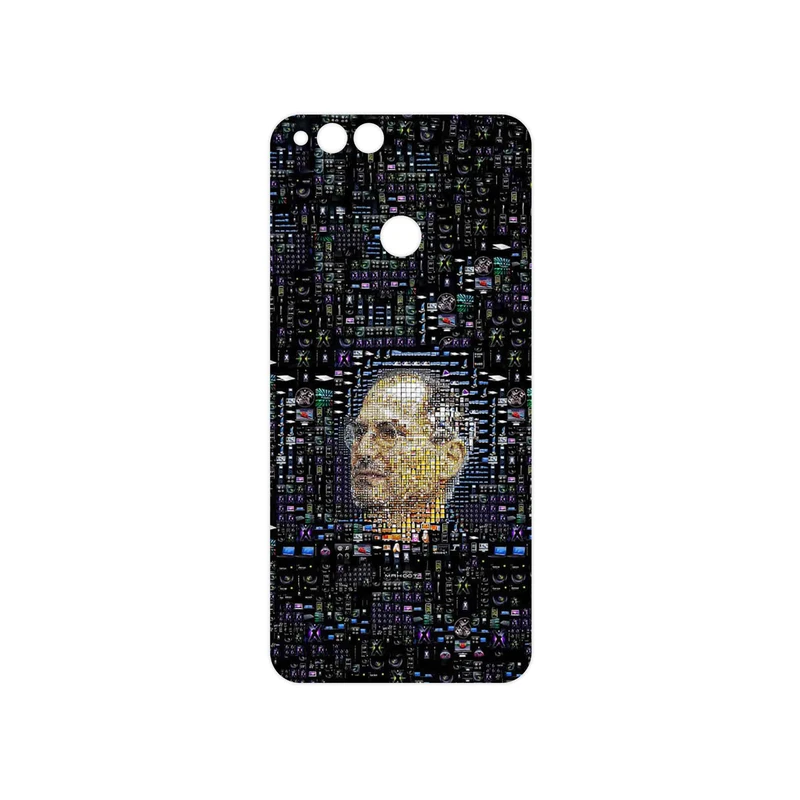 برچسب پوششی ماهوت مدل Collage of Steve Jobs 2 مناسب برای گوشی موبایل آنر 7X