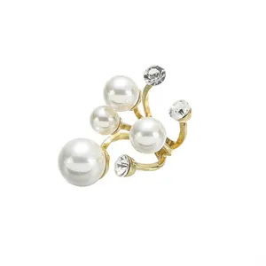 انگشتر زنانه مدل مروارید و نگین کد 00693