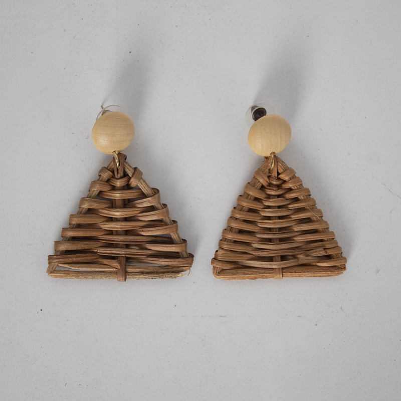 گوشواره زنانه مدل حصیری کد 001