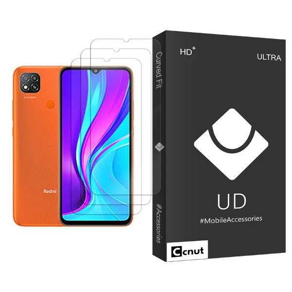 محافظ صفحه نمایش کوکونات مدل UDB Ultra MIX003 مناسب برای گوشی موبایل شیائومی Redmi 9 (India) بسته سه عددی